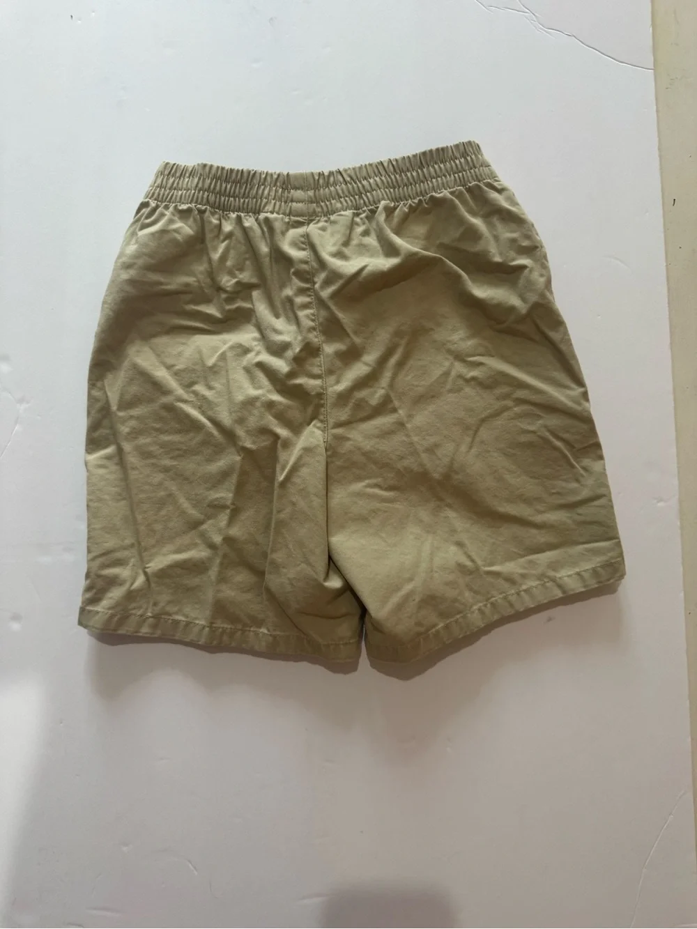 Ralph Lauren Tan Elastic-Waist Kids Shorts